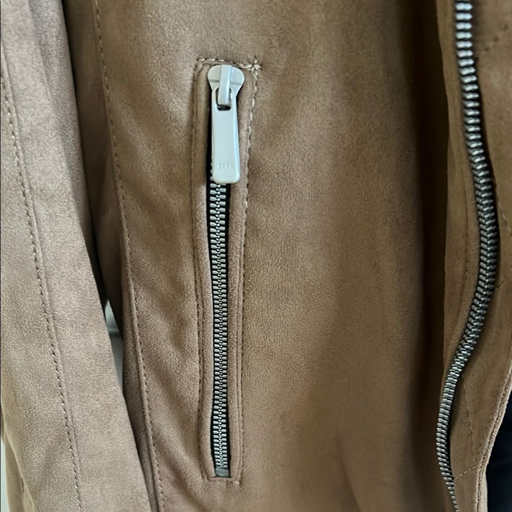 Zara Brown Suede Lightweight Jacket -Men - image 4